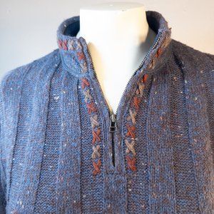 Woolrich 1/4 Zip Wool Sweater